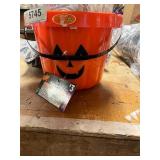 Halloween Bucket w/ Halloween Themed Items