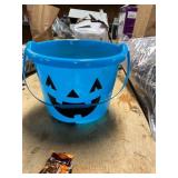Halloween Bucket w/ Halloween Themed Items
