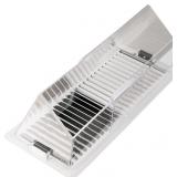 Deflecto Adjustable Air Deflector, 10x14"