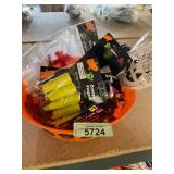Halloween bowl,teeth & fingers, & misc