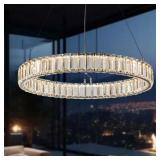 Ccrystal 23.6" Dia LED Chandelier