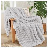 Whale Flotilla 3D Fleece Throw Blanket