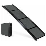 Upgraded Car Dog Ramp, 71x20, 250lb Support