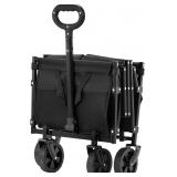 Happybuy Collapsible Wagon, 120L/225lbs