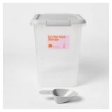 Pet Food Storage Tub with Scoop - 20lbs