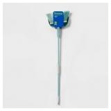 Angle Floor Broom with Clip-on Dust Pan Set