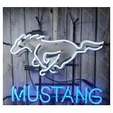 Neon Wall Decor Mustang Running Horse Light