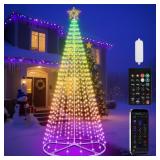 12ft Smart Cone Tree Lights App-Controlled