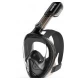 Greatever Full Face Snorkel Mask with Dry Top