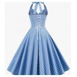 1950s S IWEMEK Vintage Halter Dress