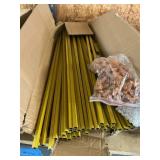 Unknown 3/8" square poles W/ connectors