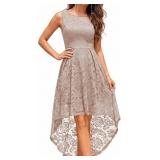 MUADRESS Floral Lace Hi-Lo Dress size xxl