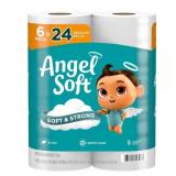 Angel Soft Toilet Paper 6 Rolls 320 Sheets