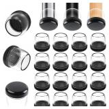 Furniture Leg Caps for Carpet, 16Pcs Sliders
