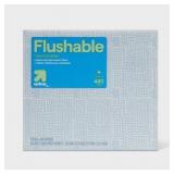 up&up Flushable Wipes 8pk/60ct, Fresh Scent