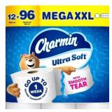 Charmin Ultra Soft Toilet Paper - 12 Rolls