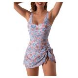 Eomenie One Piece Swimdress Swim Dress Sz M