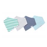 Copper Pearl Bandana Bib Set, Oxford, 4 Pack