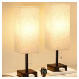 Fenmzee Bedside Lamp Set of 2 for Nightstand