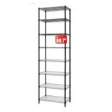 8-Tier Wire Shelving Unit, Adjustable Steel Rack