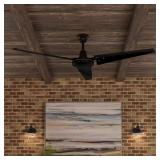 Industrial 60-in Black Ceiling Fan