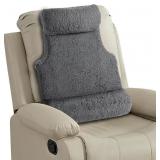 Lumbar Support Pillow with Headrest, Grey