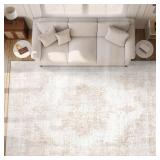 Area Rug 9x12 Vintage Washable, Non-Slip