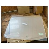 23 5/8 x 17 5/8 clear acrilic sheet W/ 1" lip