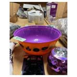 Halloween Bowl w/ Halloween Themed Items
