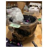 Halloween Bowl w/ Halloween Themed Items