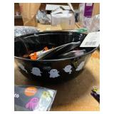 Halloween Bucket w/ Halloween Themed Items