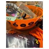 Halloween Bucket w/ Halloween Themed Items