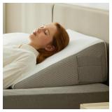 Bedluxe Wedge Pillow, 10" Memory Foam