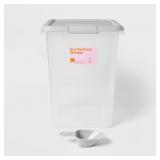 Pet Food Storage Tub with Scoop - 35lbs