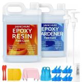 JANCHUN Crystal Clear Epoxy Resin Kit 2G