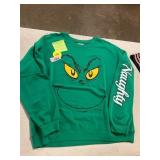 Size XXL Grinch Naughty Crewneck Sweatshirt