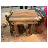Wooden Doll House Table + Chairs