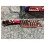 Damascus File Knife