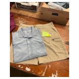 Sonoma XXL Knit Button Up, Size 38 Shorts