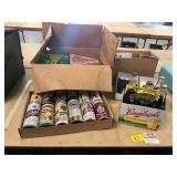 Buttons, Beer Cans, Bottles, Puzzle, Etc