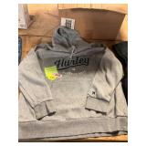 Hurley Size XL Gray Graphic Hoodie