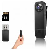 Mini Body Camera: Audio/Video, 64G