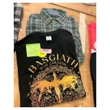 Size M Noble Plaid Flannel, Dragon Rider T