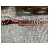 Damascus File Knife