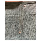 22in Sterling Silver Heart Pendant Necklace