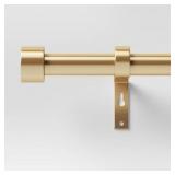 Dauntless Curtain Rod Brass - Threshold