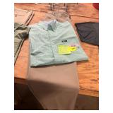 L Easy Care Chaps Shirt, Size 34x32 Haggar Khaki