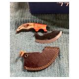 Damascus Knife with Sheath