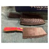 Damascus Knife with Sheath