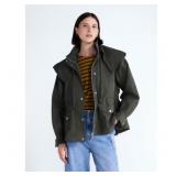 Free Assembly Hooded Cinched Utility Sz S